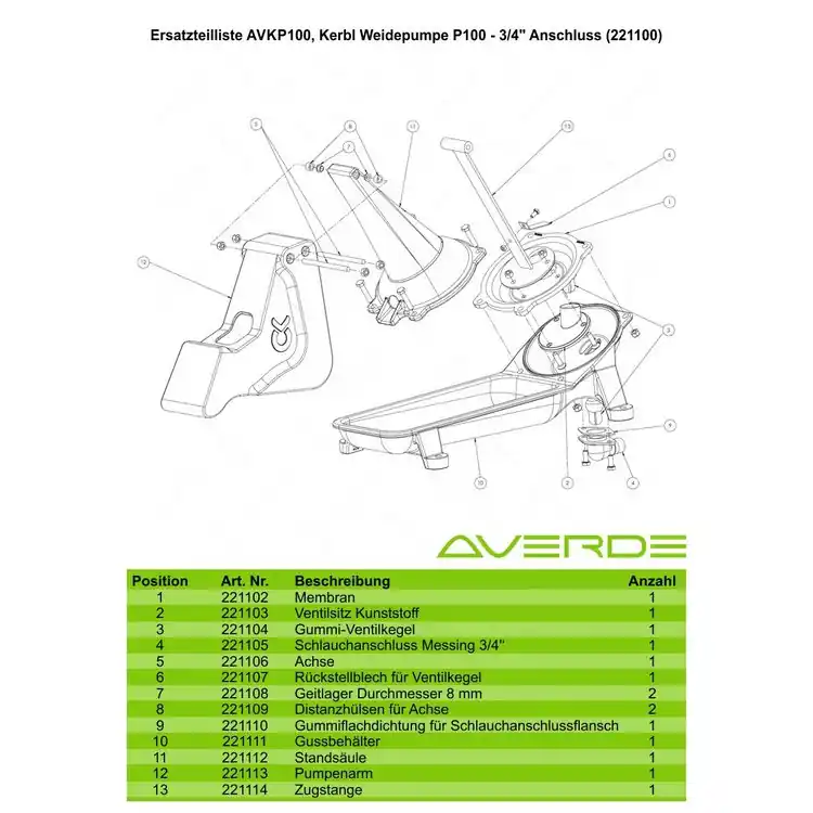 Standsäule für KERBL Weidepumpen Bestseller