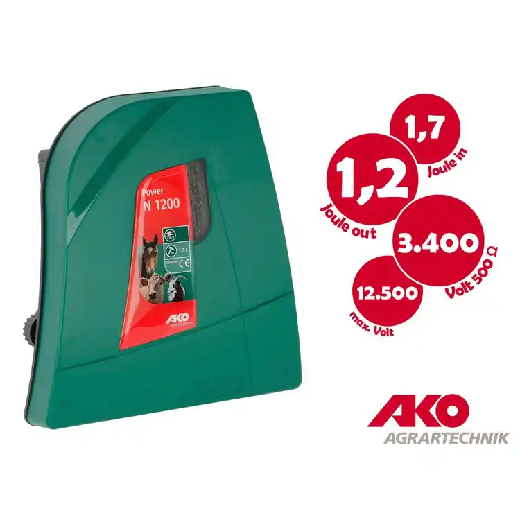 AKO Power N 1200 230V Netzgerät, 1,2 Joule Solange Der Vorrat Reicht