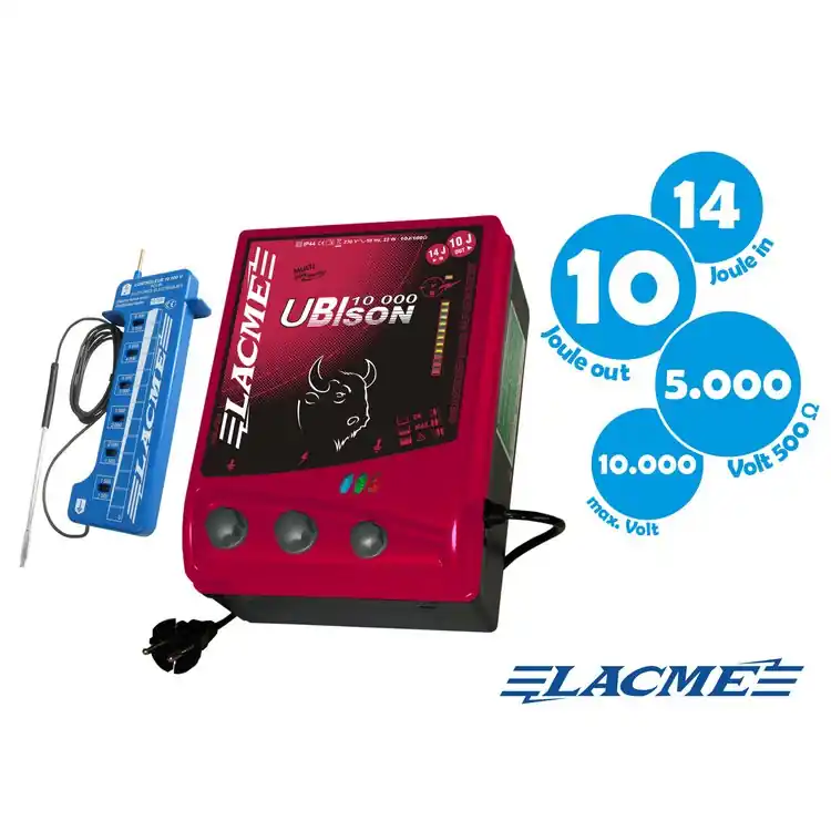 LACME Weidezaungerät 230 V UBIson 10000, 10 Joule Finale Aktion