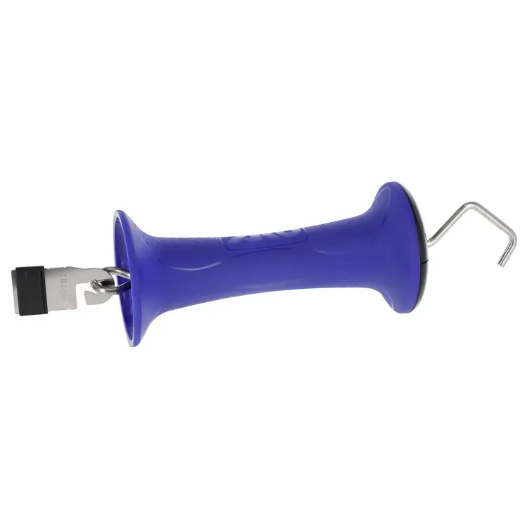 AKO Premium Torgriff, blau, Niro Haken, Litzclip® Bandanschluss 20mm Letzte Chance