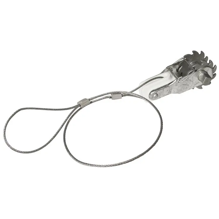 Angebot Zahnraddrahtspanner mit integriertem Isolator und Drahtseil
