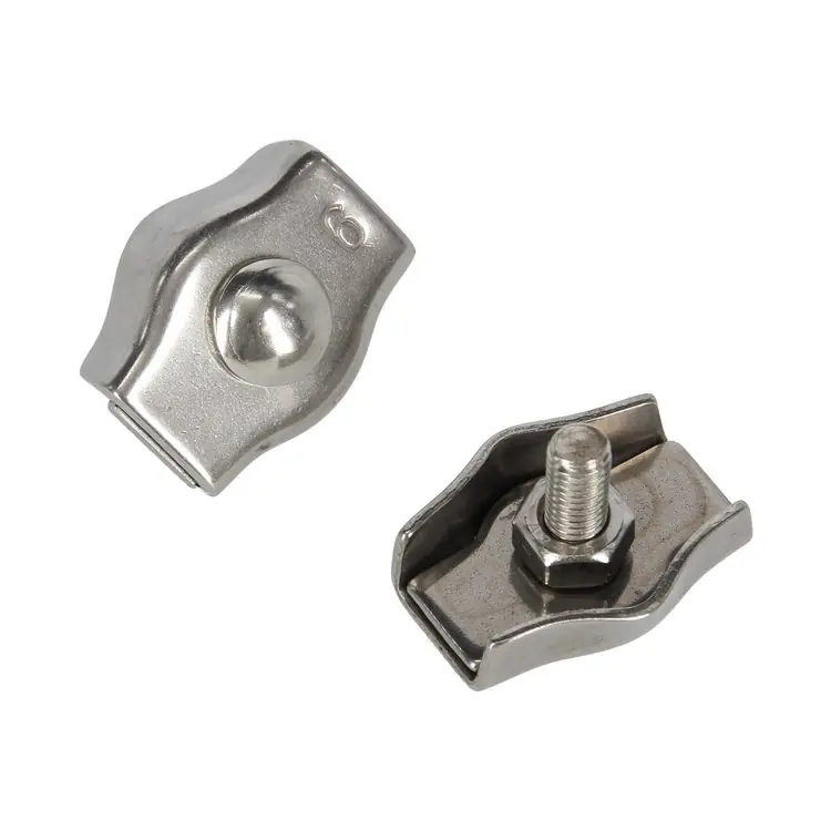 Seilverbinder Simplexklemme für Ø 3 - 6 mm, Edelstahl, Stück Preis Gesenkt