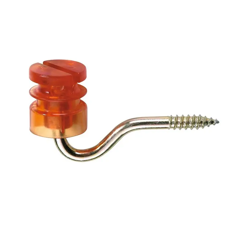 Knallerangebot Schlitzisolator Polycarbonatorange orange 6,0 mm Stütze, 25 Stück