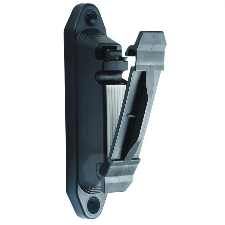 Profi-Klemmisolator schwarz 40 mm, 10 Stück Markenware