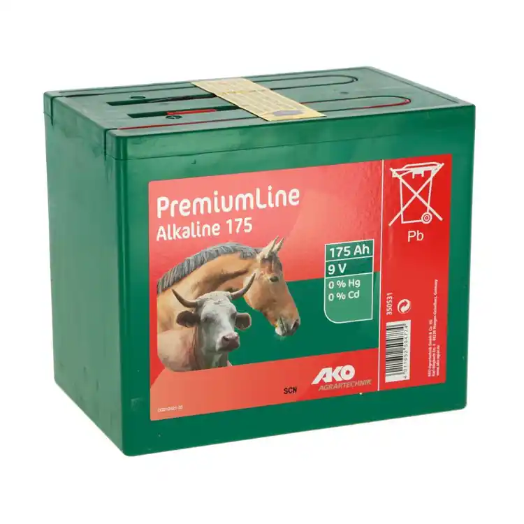 Nur Heute AKO Trockenbatterie Alkaline 9 Volt 175 Ah