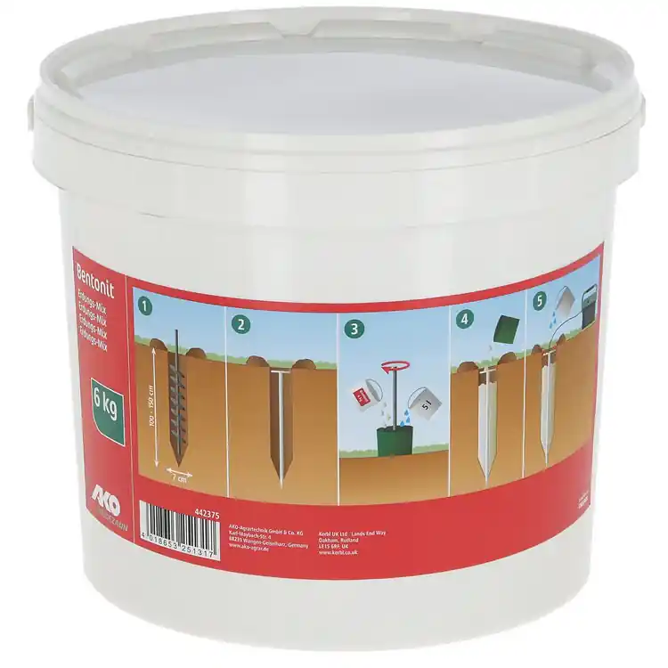 Neuheit AKO Bentonit Erdungs-Mix, Eimer mit 6 kg