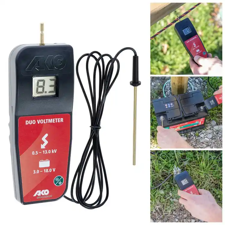 Günstig AKO Digital DUO Voltmeter - Zaunprüfer & Batterietester
