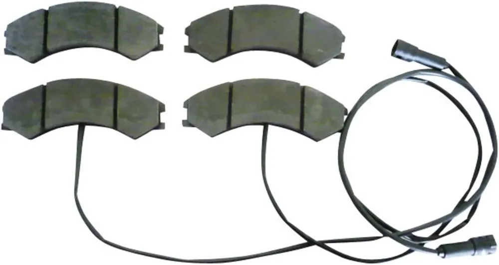 Bremsklotzsatz 150 x 58 x 17 mm, 4 St., mit Warnkontakt, für Kommunalfahrzeug Multicar M 26 Solange Der Vorrat Reicht