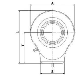 Schema Anschweißgelenkauge Form C, für Hydraulikzylinder Sofort Bestellen