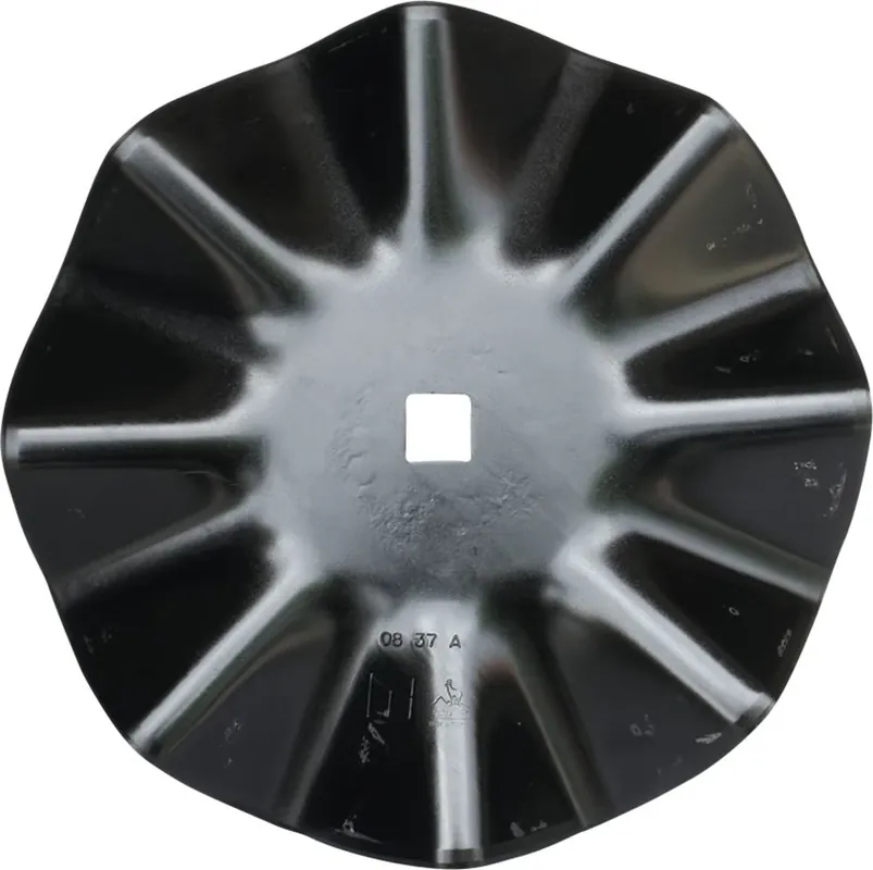 NIAUX 200 Eggenscheibe 490 x 5 mm, ZB Vierkant, 31 x 31 mm, gewölbt, gewellt, für universal, 31-451030 Billig