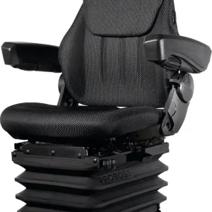 Knallerangebot PROBOSS Traktorsitz "AS2480", luftgefedert, Stoff, schwarz