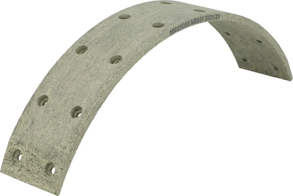 Billig Fendt Bremsbelag 327 x 50 x 6 mm, Ø 300 mm, 16 Bohrungen, für Fußbremse Traktor Geräteträger, F231101070092
