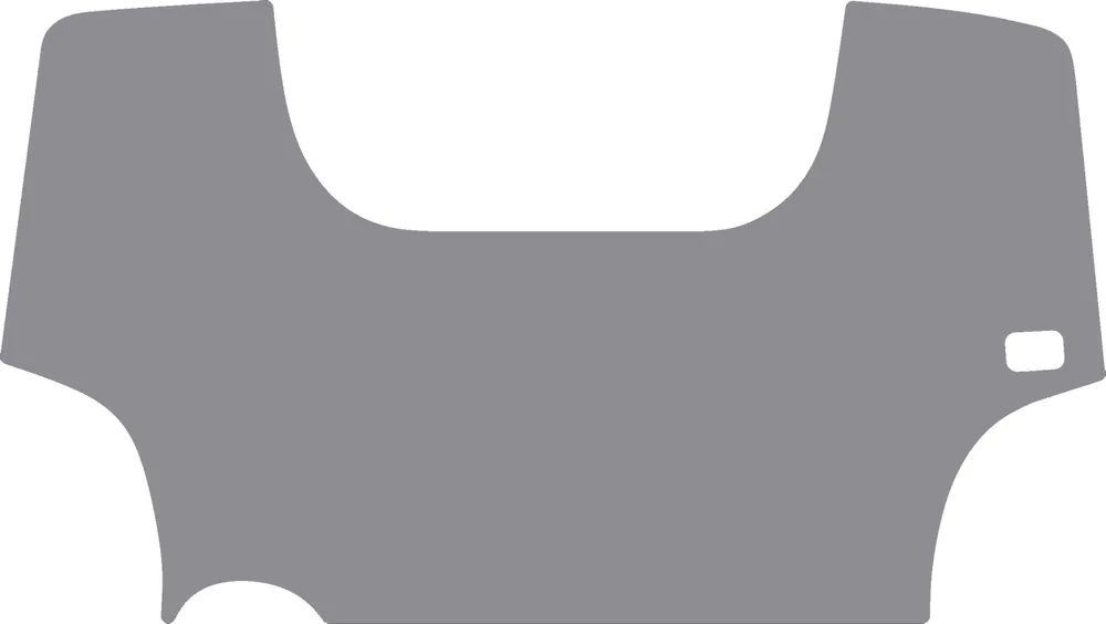 Nur Für Kurze Zeit Fußmatte Gummi hellgrau, für Ford New Holland Traktor TD, ab Bj. 08.12