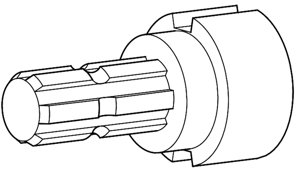 Angebot Walterscheid Nabe, Profil 1 3/4" 6, für Reibkupplung PFK97/4, 1108870