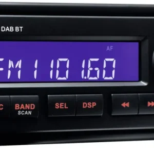 AMS Radio "CT 412 DAB BT" mit kurzer Einbautiefe, Mikrofon und DAB+, X991450189000 Neu