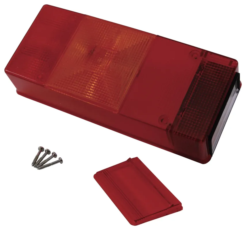 Hella® Lichtscheibe quadratisch, links/rechts, 246 x 108 mm, für Schlussleuchte, 9EL 147 096-001 Letzte Chance