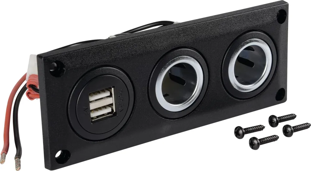 Solange Der Vorrat Reicht Herth + Buss Steckdose 1-polig, 12 – 24 V, 20 A, USB-Ladebuchse 5V/5A, mit Überspannungsschutz, 51 306 872