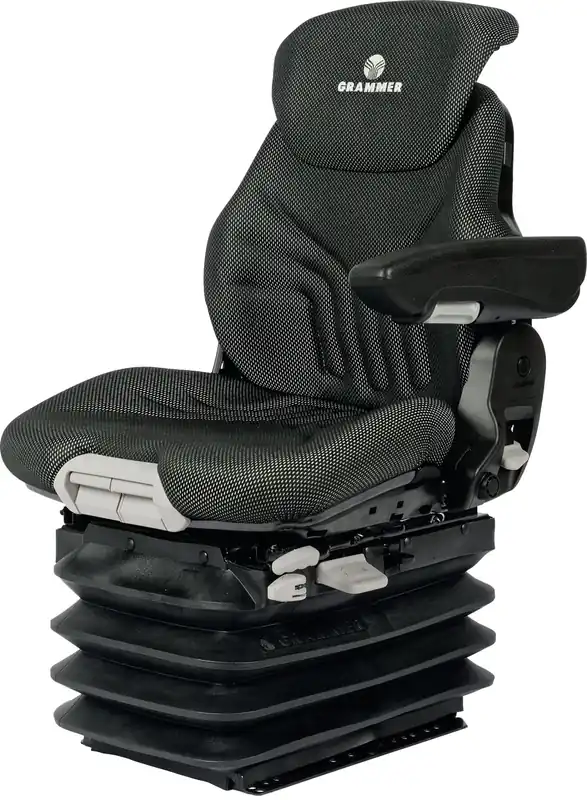 Top-Seller Grammer Traktorsitz "Maximo® Comfort Plus" für Fendt, luftgefedert, Stoff, anthrazit/grün/silber