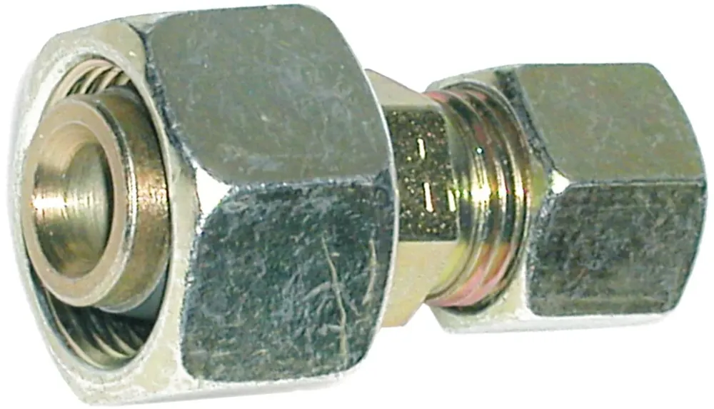 Nur Heute Reduzierverschraubung "KOR-L/S", leicht; schwer, gerade, vormontiert, Stutzen L 18, RA S 16, M 26 x 1,5 IG; M 24 x 1,5 AG