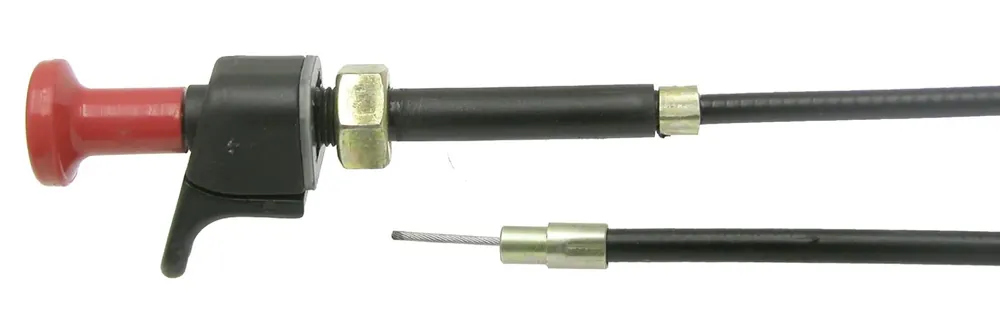 Bowdenzug Länge 1.390/1.225 mm, für Absteller Traktor Fiat 70-66, 80-66, 160-90, 980, 1180, 1580 Bestpreis