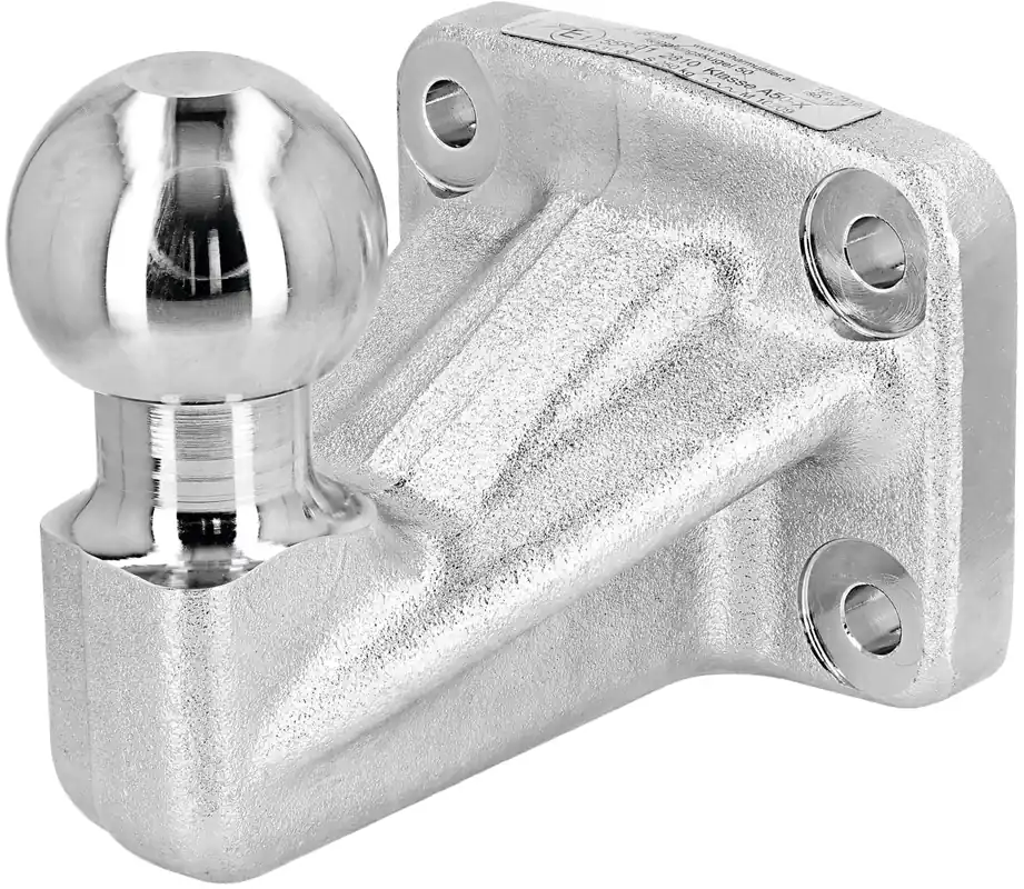scharmüller Flanschkugel "ISO 50" Lochbild B x H 83 x 56 mm, für Traktor/PKW-Anhängekupplung, 15.701.6010-SET Expressversand