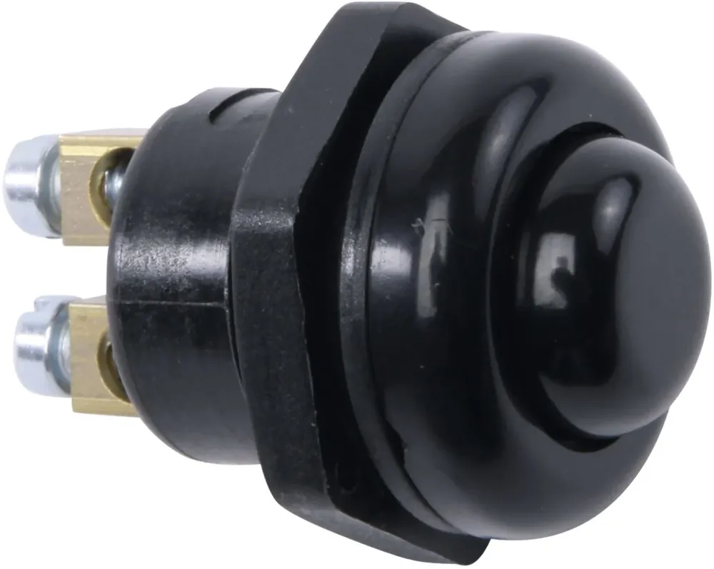Hella® Drucktaster, 2 x Schraubklemme, Ø 26 mm, Länge 40 mm, 6JF 001 571-101 Markenprodukt
