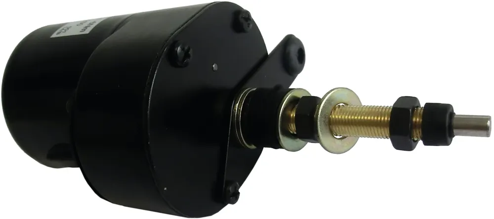 Scheibenwischermotor 12 V Wischwinkel 65 °, leichte Bauart, Ø Welle 6 mm x M 10 AG für Fritzmeier Billig