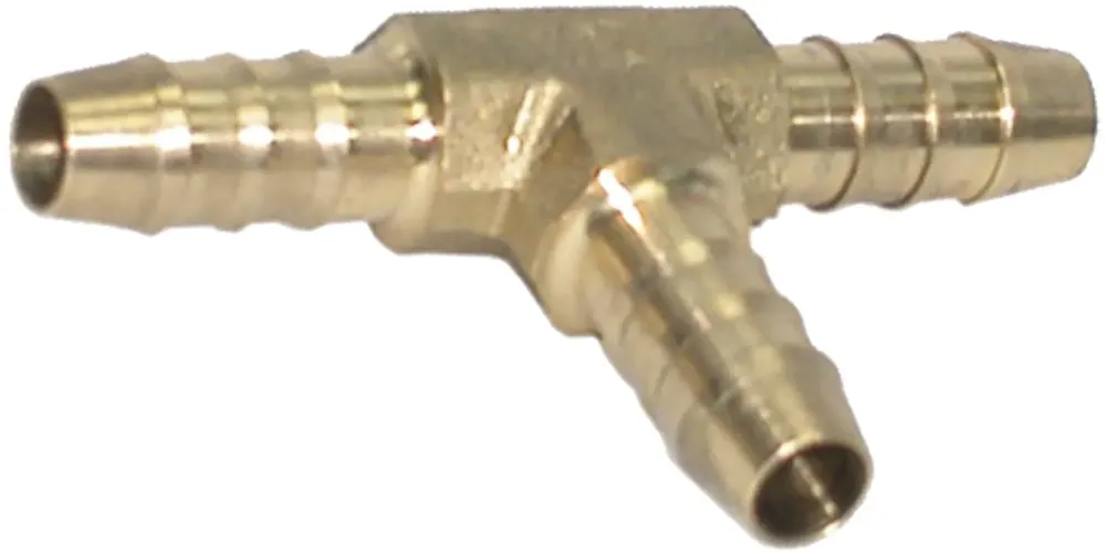 Bestseller Rohrverbinder "T-PO-RV-MS" T-Form, Messing, für Polyamidrohr