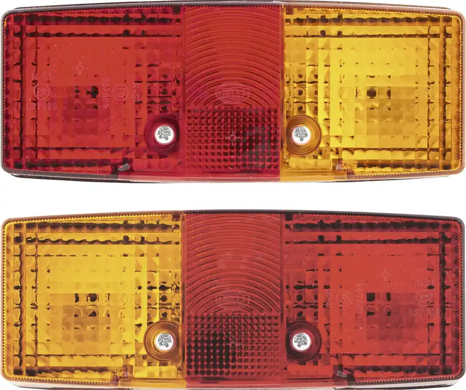 Bestseller Hella® Schlussleuchte links/rechts 158 x 64 x 51 mm, Schluss-, Brems-, Blink-, Kennzeichenlicht, Flachsteckanschluss