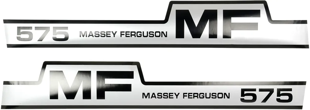Aufklebersatz "MF 575" für Massey Ferguson, Vergl. Nr. Massey Ferguson 1698129M1, 1698218M1 Bestseller