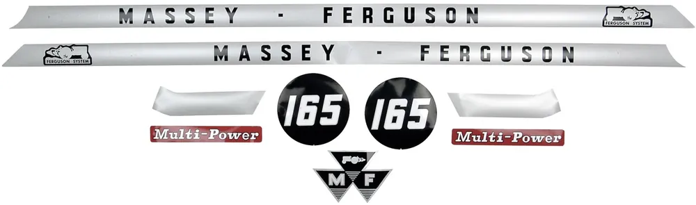 Highlight Aufklebersatz "MF 165" für Massey Ferguson