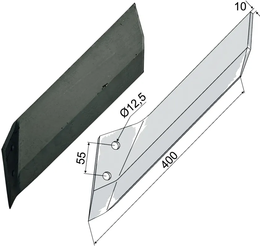 Industriehof® Scharflügel links/rechts 400 mm, für Grubber Lemken Kristall Beliebt