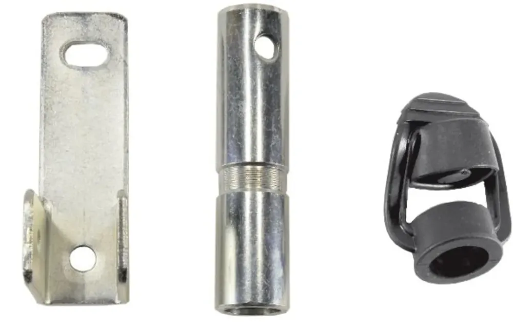 Must-Have Hella® Aufsteckrohr gerade/verstellbar geschweißt; geschraubt für Rundumleuchten, Ø 24 mm, Länge 100 mm, 8HG 006 294-031