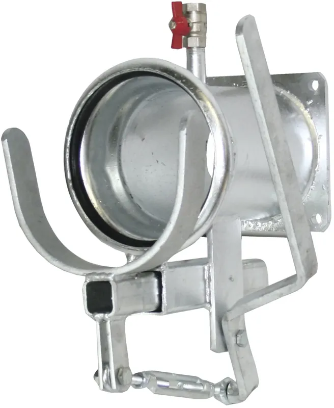 Hücobi Saugschlauch-Schnellkuppler 150 M-Teil x 6", Italienisches System, verzinkt, schwer, 8430 150150 Geprüft