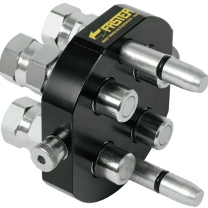 Echt Faster® Stecker "MST5" 2P, 4-fach 1/2" IG BSP, DN 10, für Multikupplung, Loshälfte