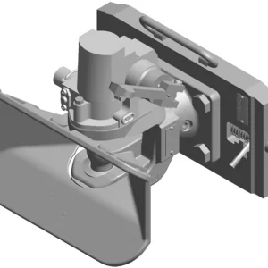 Must-Have Rockinger Zugmaul "RO560A" automatisch mit Flansch, Lochbild B x H 160 × 100 mm, Ø Bolzen 48,7 mm, schwarz, RO560A60000