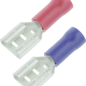 Hevi Flachsteckhülsen-Sortiment 0,25 – 1,0 mm²; 1,0 – 2,5 mm², 10 St., teilisoliert Online Kaufen