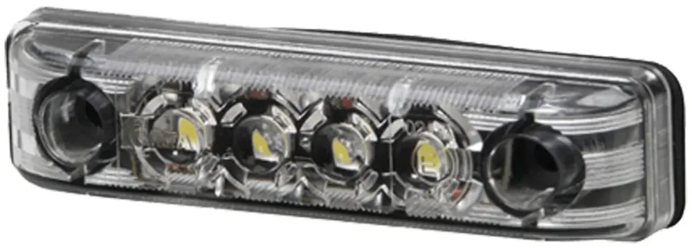 Neu Im Sortiment Hella® LED-Positionsleuchte quadratisch, vorn links/rechts, weiß, 65 x 16 x 11 mm, 12 – 24 V DC, E4 8114