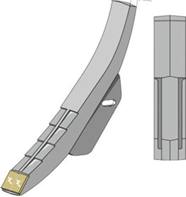 Preiswert Industriehof® Scharspitze "eXtreme® Carbide Line" 450 x 75 x 20 mm, hartmetallbeschichtet, für Tiefenlockerer Gaspardo, Maschio