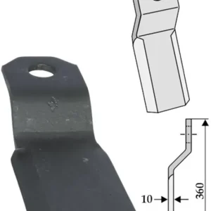 Zertifiziert Industriehof® Mulchmesser L x B x S 360 x 100 x 10 mm Bohrung 35,5 mm für Ungarn, 63-IND-141