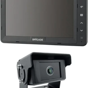 Neu Brigade® Rückfahrkamera "GS BAU-71 - SVLFG" KI-unterstützt, mit 10,4"-Splitscreen-Monitor, BEG32K015
