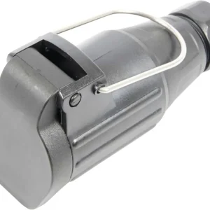 Begrenztes Angebot TRAILER POOL Steckdose 13-polig, 12 V, Schraubanschluss, mit Kappe und Aufhängebügel, Kunststoff, 014 000 129