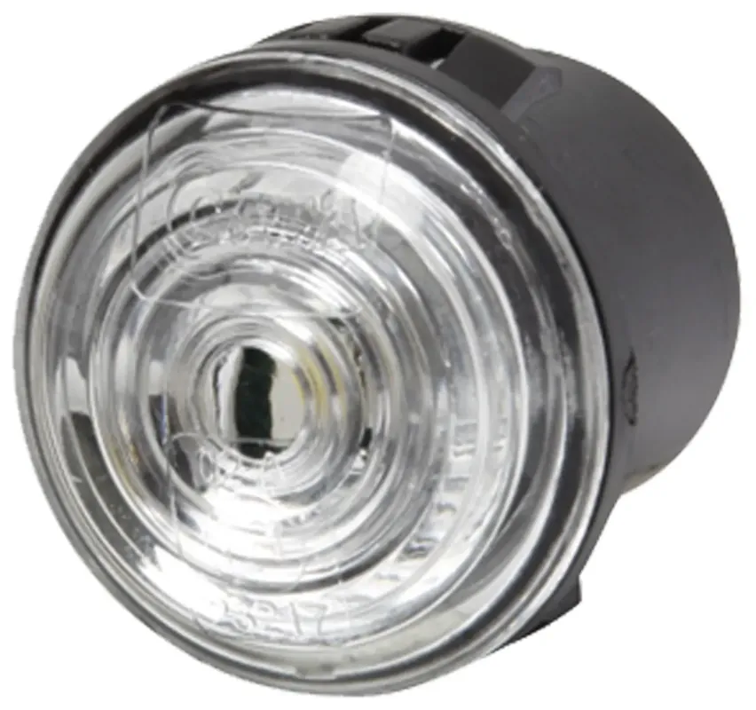 Hella® LED-Positionsleuchte rund, Front, weiß, Ø 30 mm, 9 – 33 V DC, E4 8638, 2PG 357 011-021 Bestpreis
