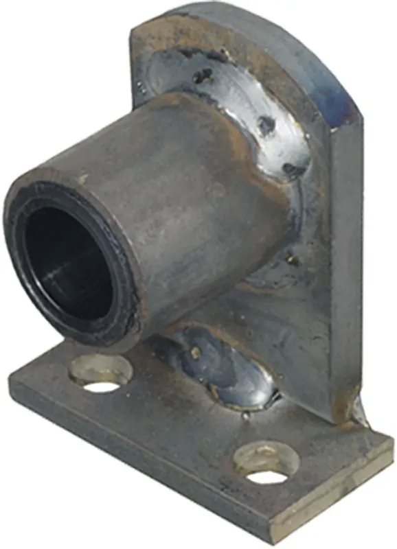 Industriehof® Lagerflansch 90° mit eingepreßter Buchse, 26 x 42,5 mm, Abstand Bohrungen 50 mm, 312-26 Schneller Versand