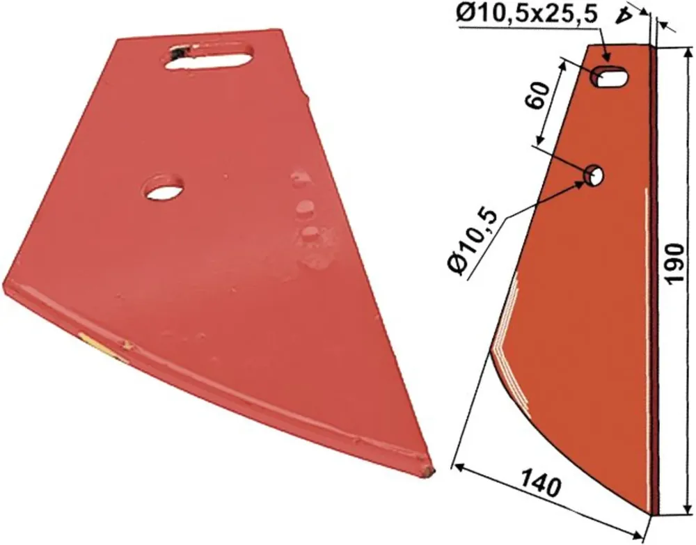 Industriehof® Abstreifblech 190 x 140 x 4 mm, Bohrung 10,5 mm; 25,5 mm, 31-0103 Sale