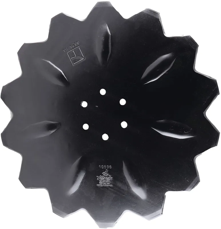 NIAUX 200 Sechscheibe 507 x 5 mm, LK 100 mm, gewölbt, gezahnt, für Lemken, 31-0762 Neu Im Sortiment