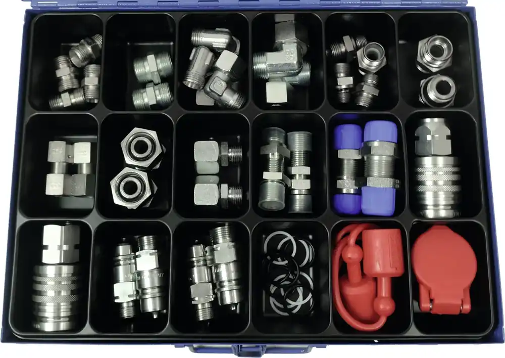 Markenprodukt Hydraulik-Sortiment 43-teilig
