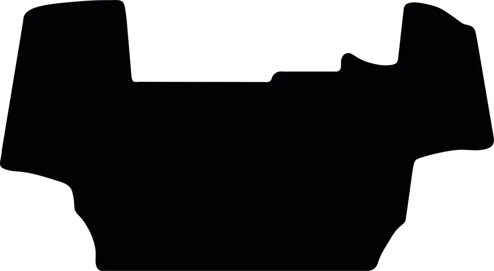 Zertifiziert Fußmatte Velours schwarz, für Fendt Traktor Vario 300, 500, 600, 700 Gen7, ohne Kühlbox, ohne Motorbremse, ab Bj. 2023
