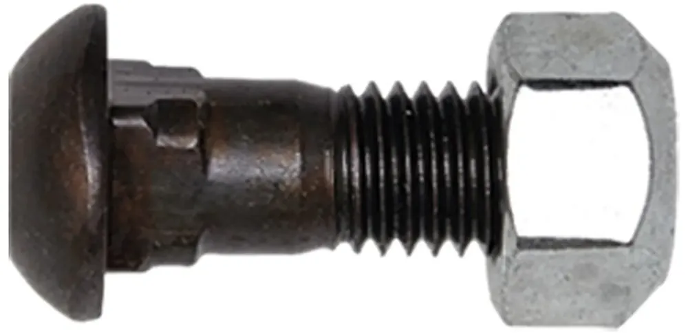 Industriehof® Flachrundschraube M 12 x 1,75 x 35 - 10.9, mit Mutter, 30.039 Neue Kollektion