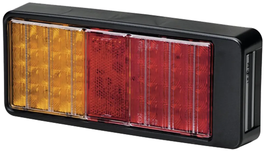 Hella® LED-Schlussleuchte links/rechts 9 – 36 V DC, 223 x 98 x 35 mm, Schluss-, Brems-, Blinklicht, 2VA 357 020-011 Letzte Chance